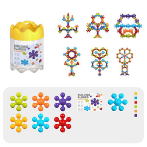 Snowflake Interlocking Building Blocks