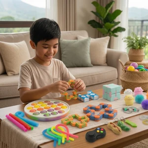 37pcs Sensory Fidget Toys Set, Anti-Stress Hand Toys Bundle, Cool Stress Relief Toy Assortment Pack for Kids and Adults