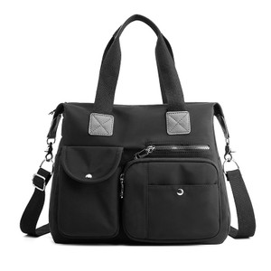 Ladies Travel Tote Bag – Lightweight Nylon Shoulder Bag – Spacious Everyday Carry Bag for Women