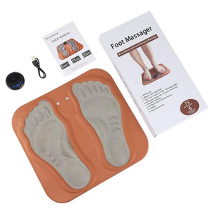Smart EMS Foot Massager Mat – Rechargeable Electronic Foot Massage Pad – 6 Mode Muscle Stimulator for Foot & Leg Relaxation
