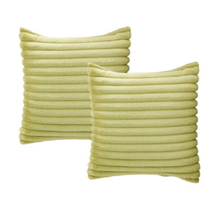 Faux Rabbit Fur Plush Cushion Pillow Covers - Version 1 - 2 Packs