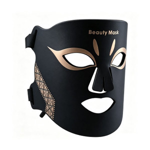 Rechargeable 4-Ear LED Light Therapy Face Mask – Infrared Facial Skincare Device for Skin Rejuvenation & Acne Care - Version 1