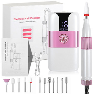 Portable Rechargeable Nail Care Tool – Electric Manicure & Pedicure File Kit