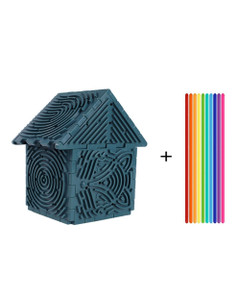 3D Sensory Fidget Toy House – Silicone Stress Relief Desk Toy for Kids & Adults