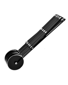 5 Wheel Pastry Dough Cutter Adjustable Stainless Steel Roller