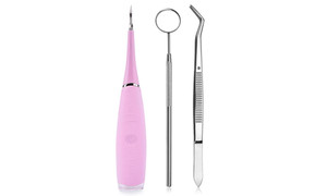 Electric Dental Calculus Plaque Remover Tooth Scraper Tartar Remover - Pink