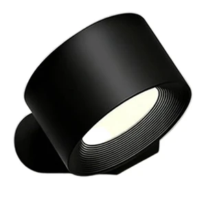 Rechargeable Magnetic LED Wall Lamp – 360° Adjustable Reading Light with Remote Control
