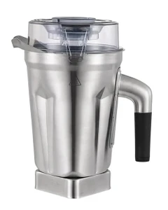 64oz Stainless Steel Blender Pitcher – 304 Steel Replacement Container Without NFC