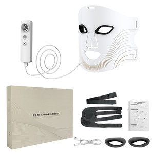 LED Infrared Therapy Face Mask with Timer – Advanced Skincare Light Therapy
