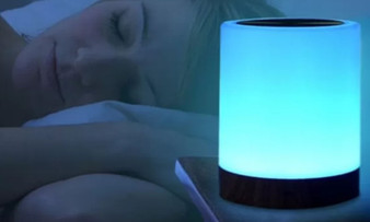 Bedside Lamp with Bluetooth Speaker  Digital Calendar Alarm Clock