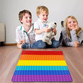 Pop It Game Fidget Toys Jumbo Push Bubble Sensory Toys for Parent-Child Time Classroom Exchange and Game Prize Supplies Pop It Game Fidget Toys Jumbo Push Bubble Sensory Toys for Parent-Child Time Classroom Exchange and Game Prize Supplies