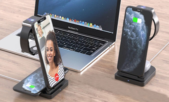 Upright 3-in-1 Charger for iPhone, iwatch&airpods Upright 3-in-1 Charger for iPhone, iwatch&airpods