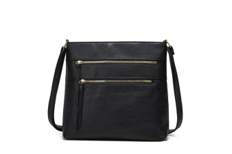 Vegan Leather Big Capacity Tassal Zipper Crossbody Bag Vegan Leather Big Capacity Tassal Zipper Crossbody Bag