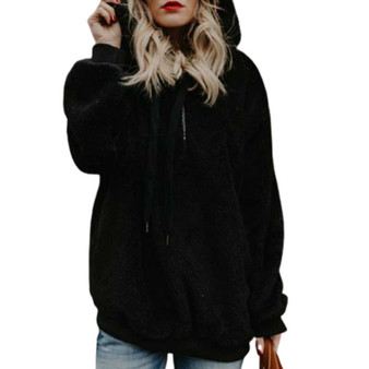 Oversized Sherpa Hoodie with Pockets Oversized Sherpa Hoodie with Pockets