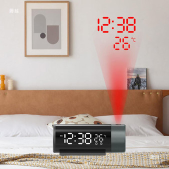 Projection Alarm Clock with Temperature