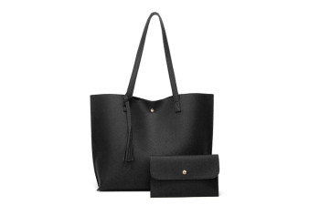 2pcs Vegan Leather Tote Bag Set 2pcs Vegan Leather Tote Bag Set