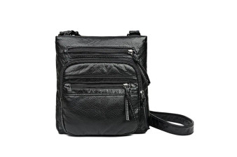 Soft Washable Vegan Leather Crossbody Bag Soft Washable Vegan Leather Crossbody Bag
