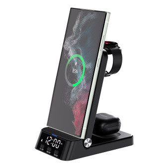 ICB Foldable Pocket 3 in 1 Wireless Charger for Samsung Galaxy S24 Ultra S23 Ultra / Z Flip 6 / Fold 6