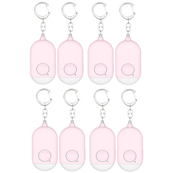 Personal Safety Alarm Rechargeable with Flashlight - Version 2 - pack of 8