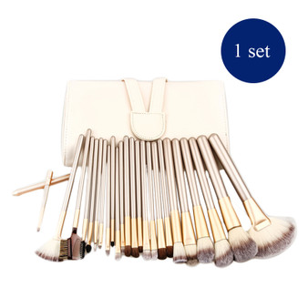 24pcs Make Up Brush Set - Champagne