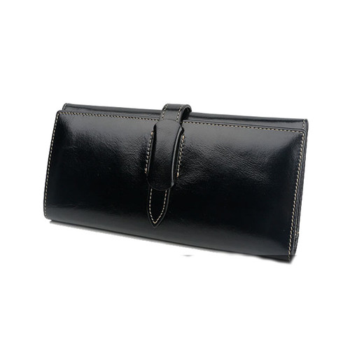 Oil Wax Leather Ladies Wallet – Version 4 – Timeless Luxury & Everyday Functionality Oil Wax Leather Ladies Wallet – Version 4 – Timeless Luxury & Everyday Functionality