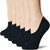 No Show Socks Mens 6 Pair Cotton Thin Non Slip Low Cut Men Invisible Socks