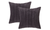 Striped Velvet Cushion Covers, Soft Square Throw Pillow Slipcovers with Invisible Zipper  - 2 Pack