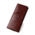Women's Leather RFID Blocking Bifold Wallet with Multiple Card Slots and Secure Clasp