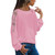 Long Sleeve Shirts for Women Casual Round Neck Lace Tunic Tops