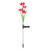 Solar Lights Outdoor, Multi-Colour Changing Lily Solar Flower Lights Pack of 4