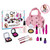 Pretend Makeup Kit Set for Girls with Cosmetic Bag Great Play Set