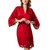 Satin Robes Ladies Silk Bathrobe Short Kimono With Oblique V-neck Dressing Gown
