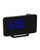 Digital Curve LED Projector Alarm Clock with White Light for Bedroom, Ceiling Wall Easy to Use, Black with Red Light
