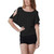 Womens Summer Cold Shoulder Tops Short Sleeve T Shirts Pullover Casual Dolman Blouses