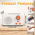 Solar Hand Crank Emergency Weather Radio – Compact Multi-Function Radio – Portable Power & Lighting Solution - Version 2