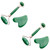 Jade Roller & Gua Sha, Face Roller Set  - 2 packs