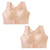 Womens 2x Front Buckle Support Bra