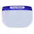 Safety Face Shields Ultra Clear Protective Full Face Shields - 4 Pack 
