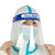 Safety Face Shields Ultra Clear Protective Full Face Shields - 4 Pack 