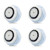 Cleansing Brush Head Replacement, Compatible with Clarisonic devices- 4 Heads