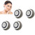 Cleansing Brush Head Replacement, Compatible with Clarisonic devices- 4 Heads
