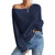 Casual Off Shoulder Sweater Tops