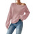 Casual Off Shoulder Sweater Tops
