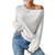 Casual Off Shoulder Sweater Tops