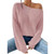Casual Off Shoulder Sweater Tops
