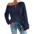 Casual Off Shoulder Sweater Tops