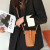 Genuine Leather Sling Bag – Women’s Chest Pack with Multi-Pocket Storage & Adjustable Shoulder Strap