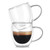 Double Walled Coffee Glasses - 250ml - 4pack