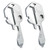 Set of 2 - 24in1 Key Shaped Pocket Tool, Multi-Tool Key for Drill Screwdriver