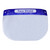 Safety Transparent Breathable Protective Full Face Shield  - Pack of 8
